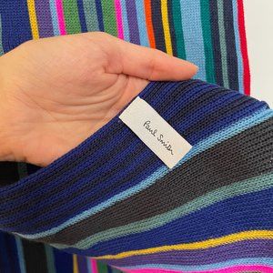 NWOT Paul Smith Signature Stripe Merino Wool Scarf, brand new!
